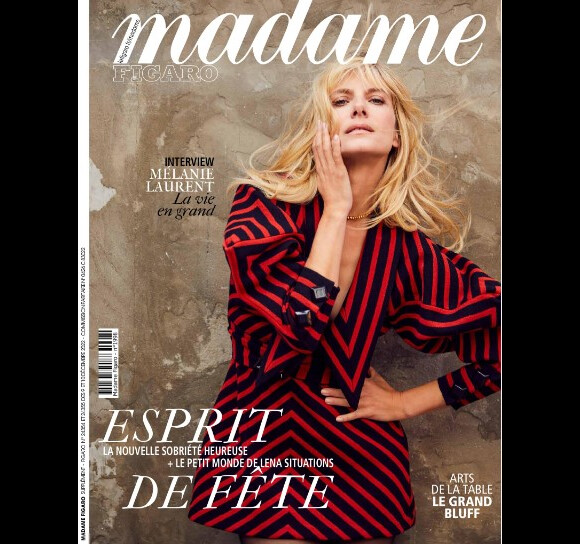 Retrouvez l'interview intégrale de Mélanie Laurent dans le magazine Madame Figaro du 9 décembre 2022.