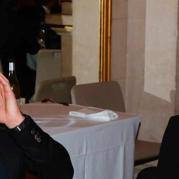 Exclusif - Bixente Lizarazu et sa compagne Claire Keim - Soirée annuelle de la FIDH (Fédération Internationale des ligues de Droits de l'Homme) à l'Hôtel de Ville à Paris, le 8 décembre 2014.