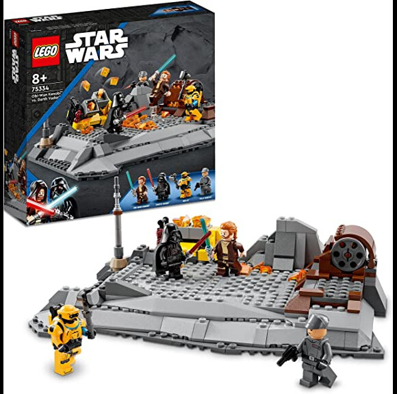 C'est à votre enfant de décider de l'issue de ce combat Lego Star Wars Obi-Wan Kenobi contre Dark Vador