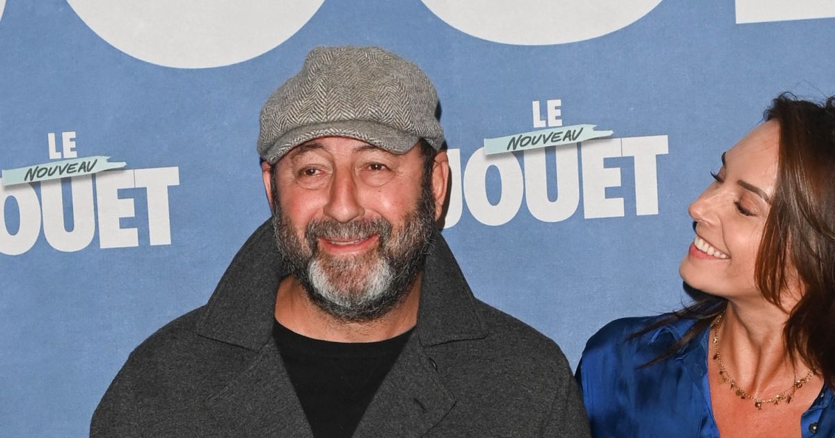 Kad Merad Et Sa Compagne Julia Vignali Avant Première Du Film Le Nouveau Jouet Au Grand Rex à 