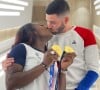 Clarisse Agbegnenou : la championne de judo en couple et maman, photos de son beau chéri et leur adorable fille