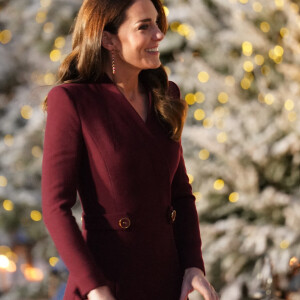 Catherine (Kate) Middleton, princesse de Galles, arrive pour le "Together at Christmas" Carol Service à l'abbaye de Westminster à Londres, Royaume uni, le 15 décembre 2022. 