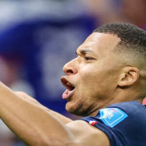 Kylian Mbappé - Match "France - Argentine (3-3 - tab 2-4)" en finale de la Coupe du Monde 2022 au Qatar, le 18 décembre 2022. © William Volcov/Zuma Press/Bestimage