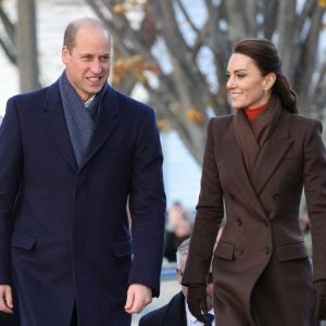 Le prince de Galles William et Kate Catherine Middleton, princesse de Galles, en visite sur le port de Boston, à l'occasion de leur déplacement officiel aux Etats-Unis. Le 1er décembre 2022 