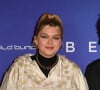 Exclusif - Louane et son compagnon Florian Rossi - Avant Première de " Belle " film animé japonais au Grand Rex à Paris le 6 décembre 2021 . © Veeren / Bestimage