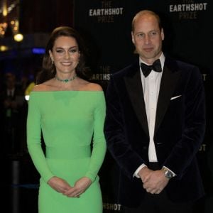 Le prince William, prince de Galles, et Catherine (Kate) Middleton, princesse de Galles, assistent à la 2ème cérémonie "Earthshot Prize Awards" à Boston, le 2 décembre 2022.