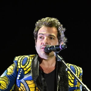 Le chanteur M (Matthieu Chedid) - Festival Solidays à l'Hippodrome de Longchamp à Paris - Jour 3 le 25 juin 2017. © Lionel Urman/Bestimage