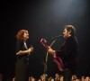 Billie Chedid sur scène au concert de Matthieu Chedid le 21 décembre 2022 au Zénith de Paris.