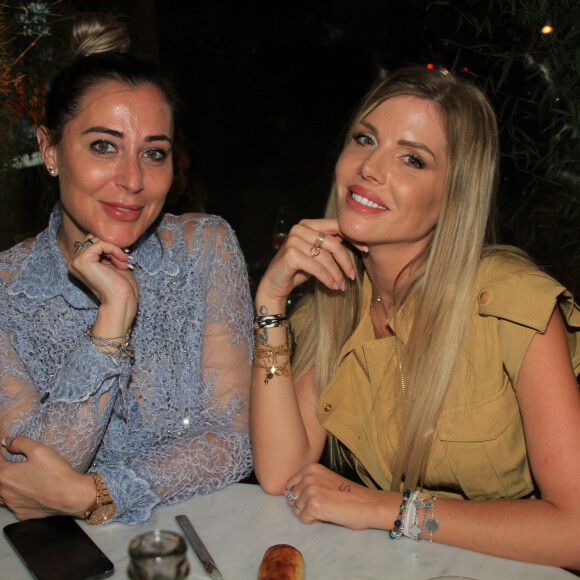 Exclusif - Magali Berdah, Jessica Thivenin - Dîner au restaurant cacher "Le Shkoun" à Paris le 24 juin 2022. © Philippe Baldini/Bestimage