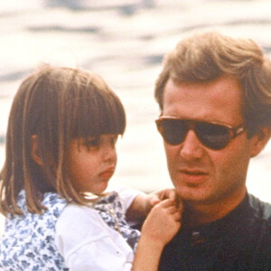 Archives - Stephano Casiraghi et sa fille Charlotte Casiraghi ©Giribaldi/Bestimage