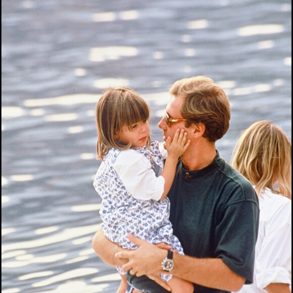 Archives - Stephano Casiraghi et sa fille Charlotte Casiraghi ©Giribaldi/Bestimage