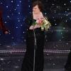 Susan Boyle poussé la chansonnette de sa voix de velours, lors de la soirée d'ouverture du 60e festival de San Remo, en Italie, mardi 16 février.