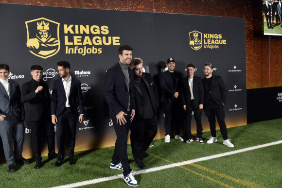 Gérard Piqué à la présentation de la "Kings League" à Barcelone, le 27 décembre 2022.