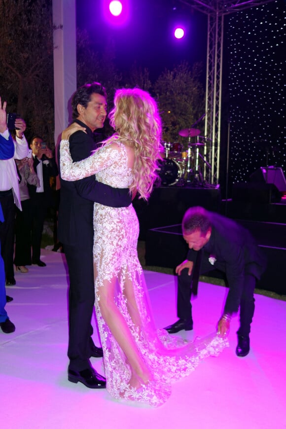 Exclusif - Fête du mariage de Adriana Karembeu et de André (Aram) Ohanian au palais Rhoul à Marrakech, Maroc le 18 juin 2014. 