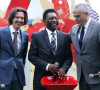 Le roi Pelé lance le compte à rebours de la coupe du monde de football qui se déroulera en Russie en 2018, le 16 juin 2017