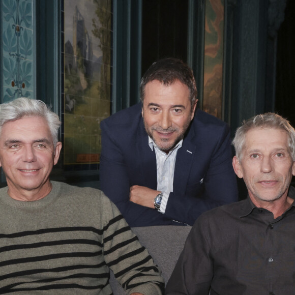 Exclusif - Laurent Pelly, Bernard Montiel, Jacques Gamblin - Enregistrement de l'émission "Olympiascope", présentée par B.Montiel et diffusée le 2 janvier 2023 sur Olympia TV, une chaîne du groupe Canal+ et en replay sur myCANAL. Le 28 septembre 2022 © Jack Tribeca / Bestimage