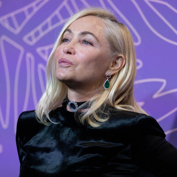 Emmanuelle Béart - Photocall du dîner du 75ème Festival International du Film de Cannes. Le 24 mai 2022 © Olivier Borde / Bestimage 