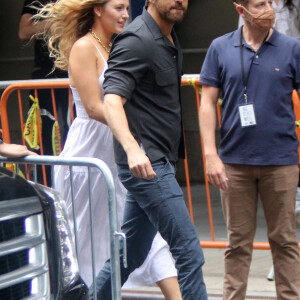 Blake Lively, Ryan Reynolds arrivent au Tribeca Film Festival à New York, le 11 juin 2022.