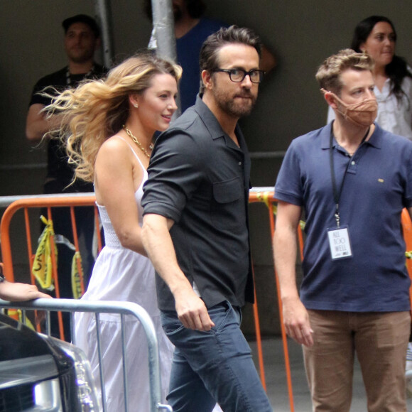 Blake Lively, Ryan Reynolds arrivent au Tribeca Film Festival à New York, le 11 juin 2022.