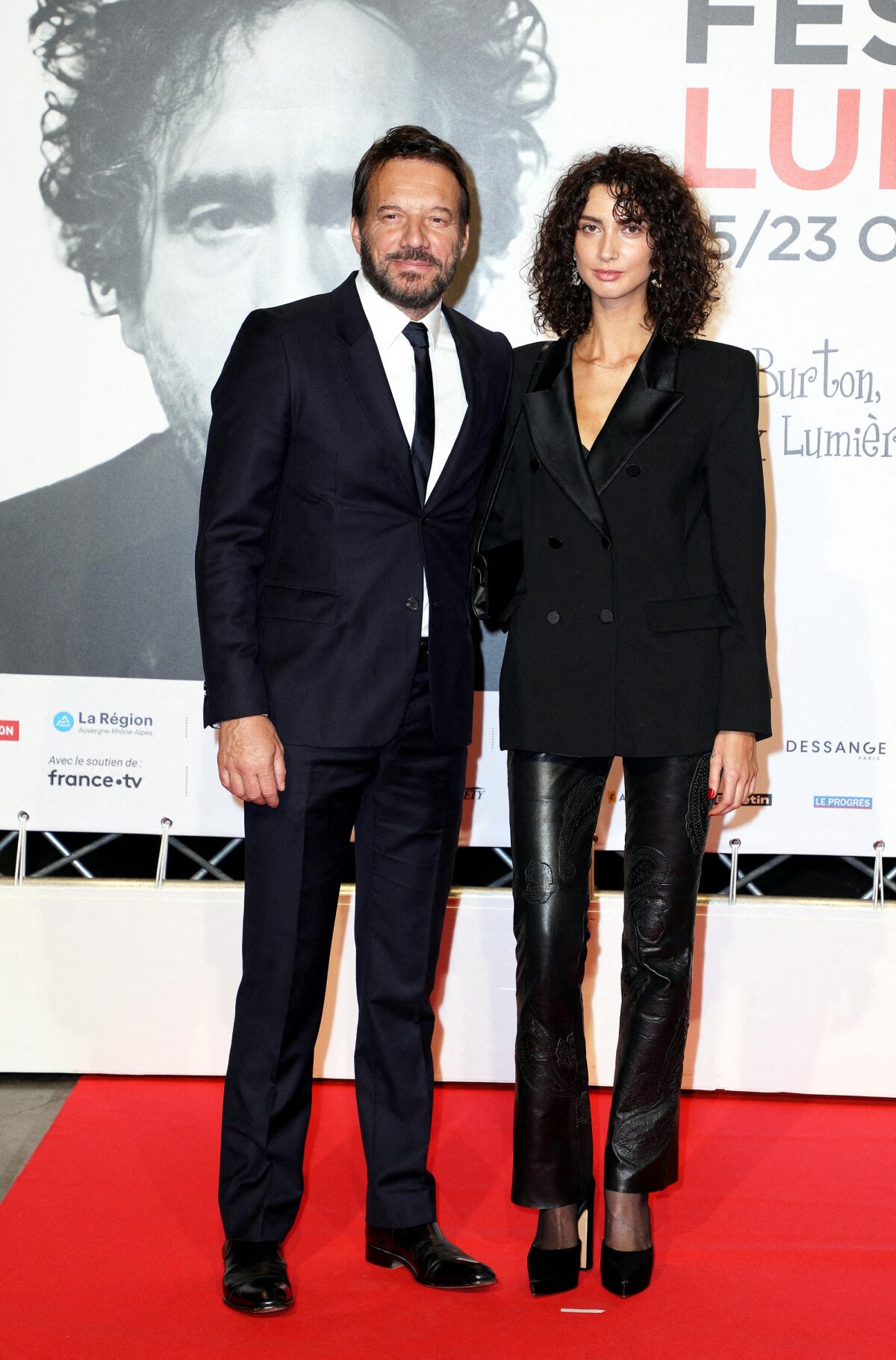 Photo Samuel Le Bihan et sa compagne Stefania Cristian Photocall