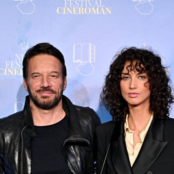 Samuel Le Bihan, Stefania Cristian au Photocall lors de la soirée de la 4ème édition du festival Cinéroman à Nice au cinéma Pathé Gare du Sud avec la projection du film "Simone" le 7 octobre 2022. © Bruno Bebert / Bestimage 