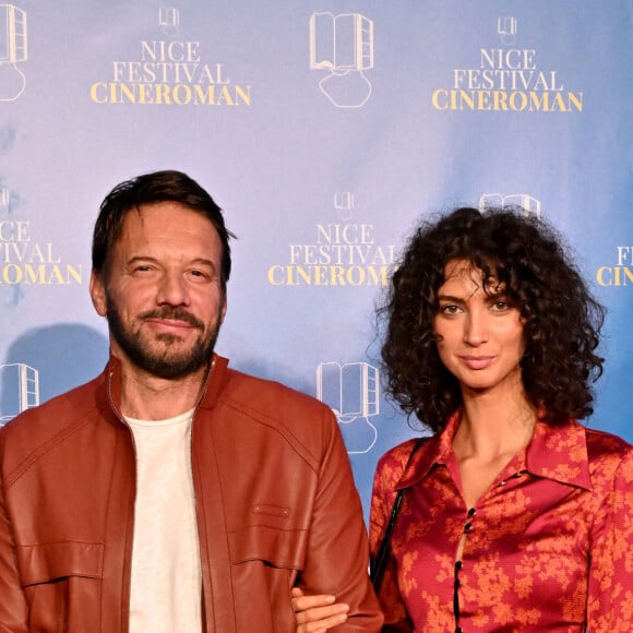 Samuel Le Bihan et son ex fiancée Stefania Cristian - Arrivées à la soirée de la 4ème édition du festival Cinéroman à Nice au cinéma Pathé Gare du Sud le 6 octobre 2022. © Bruno Bebert / Bestimage  