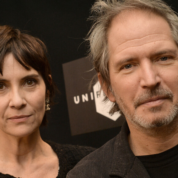 Exclusif - Géraldine Pailhas et son mari Christopher Thompson - Press Junket lors du festival d'Unifrance "My French Film festival 2021" à l'hôtel Rochechouart à Paris, le 13 janvier 2021. © Veeren/Bestimage 