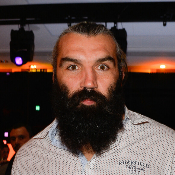 Sébastien Chabal - Soirée d'inauguration de la boutique Orange Opéra à Paris, le 7 novembre 2016. © Coadic Guirec/Bestimage