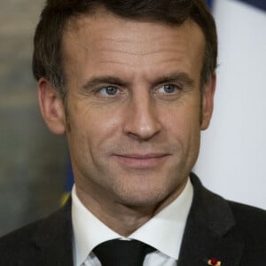 Conférence de presse commune du président Emmanuel Macron et du premier ministre du Cambodge Hun Sen au palais de l'Elysée à Paris le 13 décembre 2022. © Eliot Blondet / Pool / Bestimage