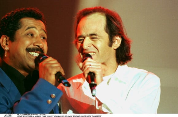 Jean-Jacques Goldman et Khaled - 12e Victoires de la musique à Paris.