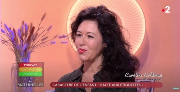 Caroline Goldman dans l'émission "La Maison des maternelles".