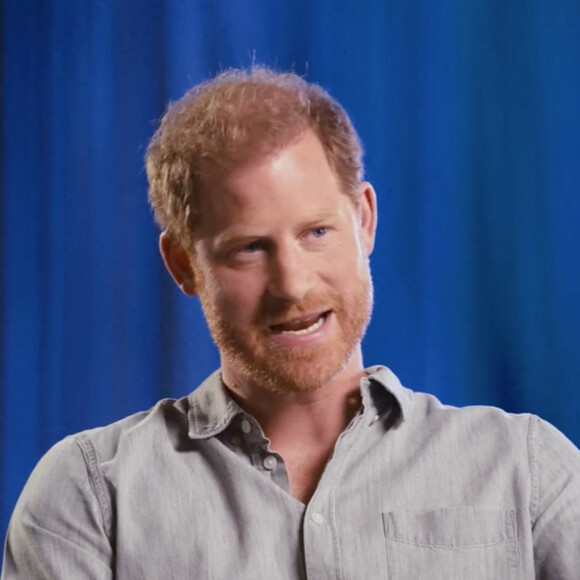 Le prince Harry réalise une série d'interviews sur le thème de la santé mentale avec Chloe Kim, Adam M.Grant et Blu Mendoza dans le cadre d'un film promotionnel pour sa start-up caritative "Better Up". © JLPPA/Bestimage 