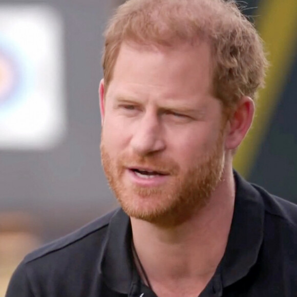 Le prince Harry donne une interview pour le "Today Show" à La Haye, le 19 avril 2022. © JLPPA/Bestimage 