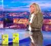 Capture du "JT de 20 heures" de TF1 avec Brigitte Macron