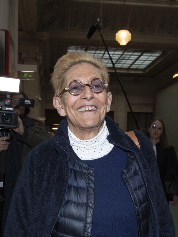 Isabelle Balkany à la sortie du tribunal de Paris le 11 décembre 2019. Elle avait rendez-vous ce matin pour répondre des accusations de fraude fiscale avec son mari Patrick, toujours en prison.