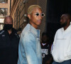 Pharrell Williams - Arrivée des personnalités à la soirée "Vogue Forces of Fashion" à New York le 14 octobre 2022. 