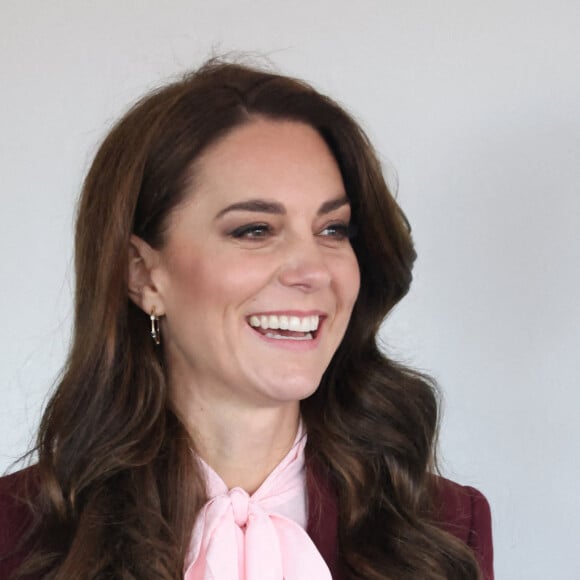 Kate Catherine Middleton, princesse de Galles - Le prince et la princesse de Galles en visite au centre Roca à Chelsea dans le Massachusetts, à l'occasion de leur voyage officiel aux Etats-Unis. Le 1er décembre 2022 