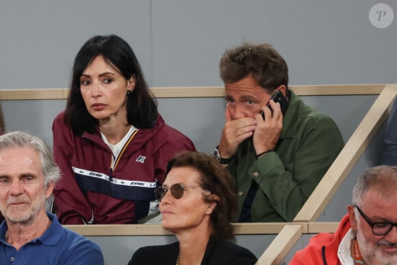 Géraldine Maillet et son compagnon Daniel Riolo en tribune (jour 13) lors des Internationaux de France de Tennis de Roland Garros 2022 à Paris, France, le 3 juin 2022. © MPP/Bestimage