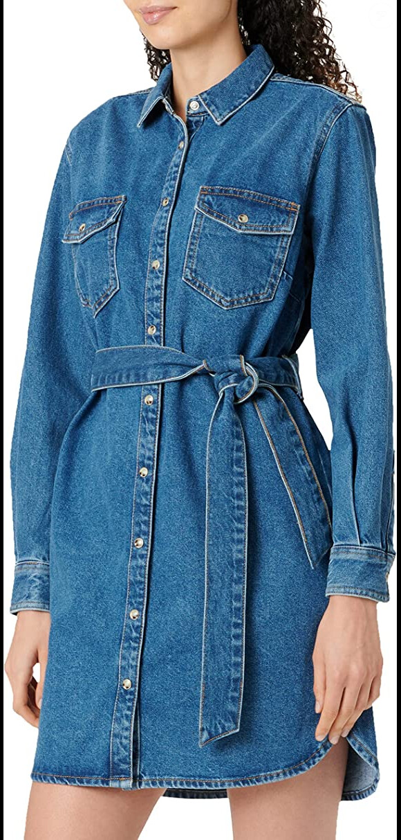 Adoptez la tendance western avec cette robe en jean Jack & Jones
