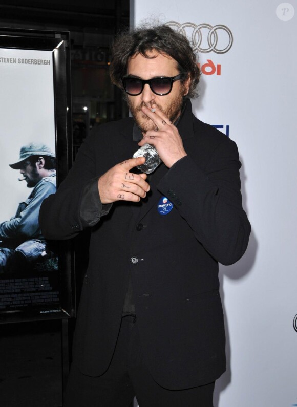 Joaquin Phoenix, négligé, en 2008