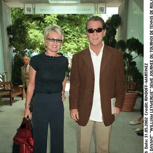 Sophie Davant et William Leymergie en 2002.