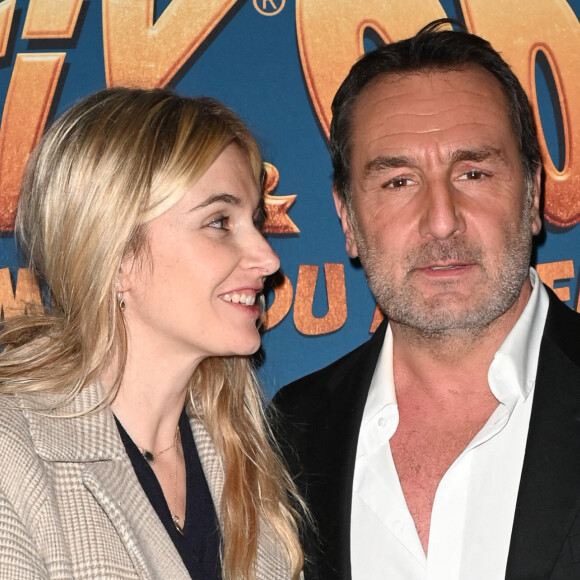 Exclusif - Gilles Lellouche et sa compagne Alizée Guinochet - Soirée de la première du film Astérix et Obélix "L'Empire du Milieu" au Club Haussmann à Paris le 15 janvier 2023. © Coadic Guirec/Bestimage
