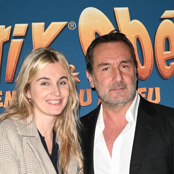 Exclusif - Gilles Lellouche et sa compagne Alizée Guinochet - Soirée de la première du film Astérix et Obélix "L'Empire du Milieu" au Club Haussmann à Paris le 15 janvier 2023. © Coadic Guirec/Bestimage