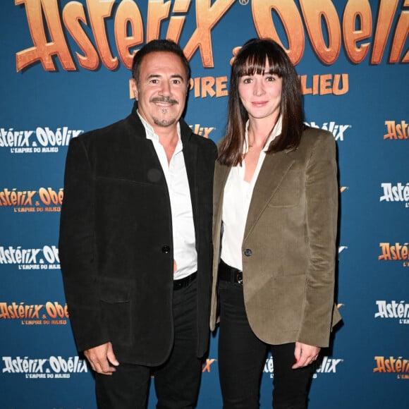 Exclusif - José Garcia et sa nouvelle compagne Camille - Soirée de la première du film Astérix et Obélix "L'Empire du Milieu" au Club Haussmann à Paris le 15 janvier 2023. © Coadic Guirec/Bestimage