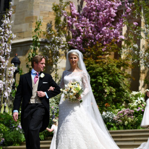 Lady Gabriella Windsor et Thomas Kingston - Mariage de Lady Gabriella Windsor avec Thomas Kingston dans la chapelle Saint-Georges du château de Windsor le 18 mai 2019. 