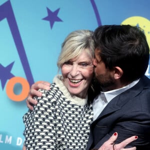 Chantal Ladesou et Christophe Beaugrand - Cérémonie d'ouverture du 26e Festival international du film de comédie de l'Alpe d'Huez, le 16 janvier 2023. © Dominique Jacovides / Bestimage