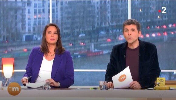 Julia Vignali évoque Kad Merad dans "Télématin", sur France 2, le 17 janvier 2023