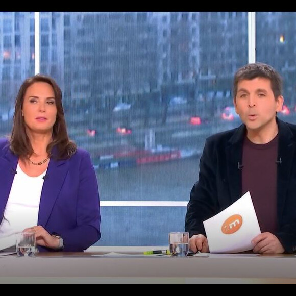 Julia Vignali évoque Kad Merad dans "Télématin", sur France 2, le 17 janvier 2023