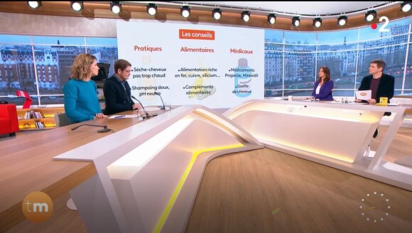 Julia Vignali évoque Kad Merad dans "Télématin", sur France 2, le 17 janvier 2023