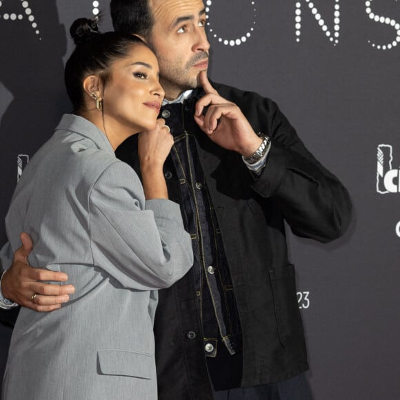 Leïla Bekhti et Jonathan Cohen - Photocall de la soirée des révélations des Cesar 2023 au Trianon à Paris le 16 janvier 2023. © Olivier Borde/Bestimage